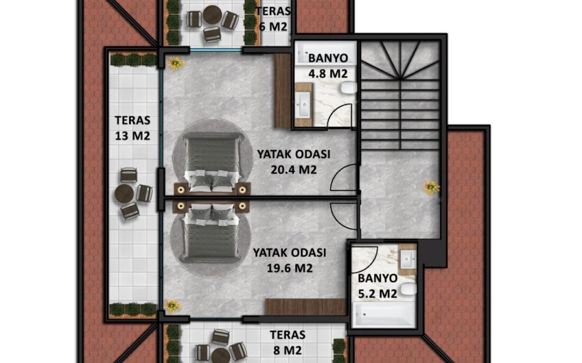 Neues Projekt einer Villa mit Meerblick vom Bauträger