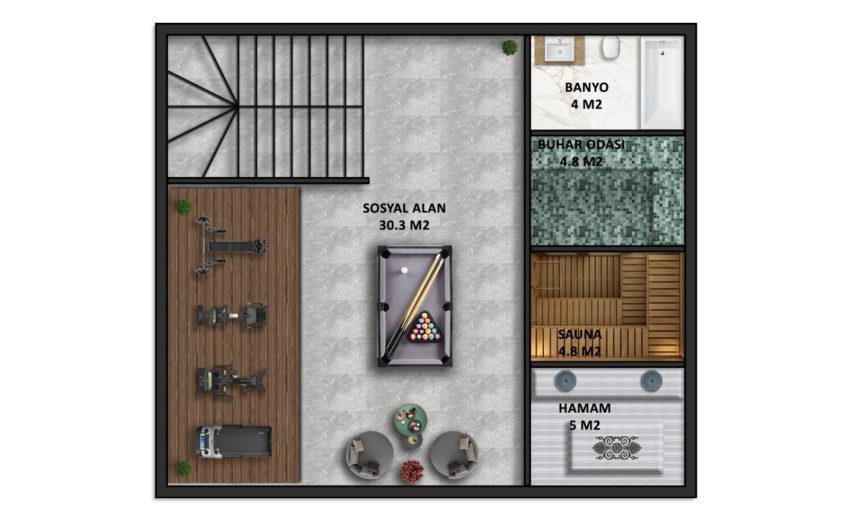 Neues Projekt einer Villa mit Meerblick vom Bauträger