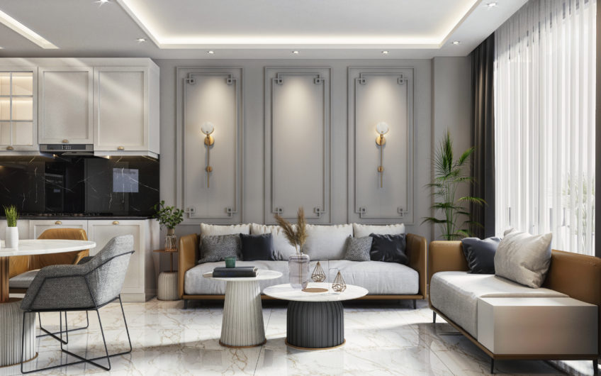 Luxuriöse Wohnungen in Alanya auf Raten mit einer Anzahlung von 30%