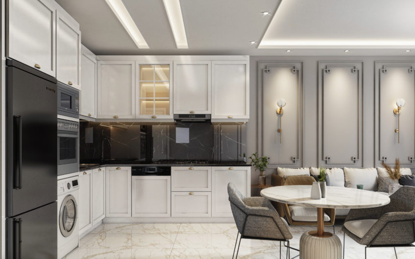 Luxuriöse Wohnungen in Alanya auf Raten mit einer Anzahlung von 30%