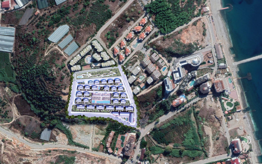 Rummelige lejligheder med havudsigt i et boligkompleks med stort grønt område