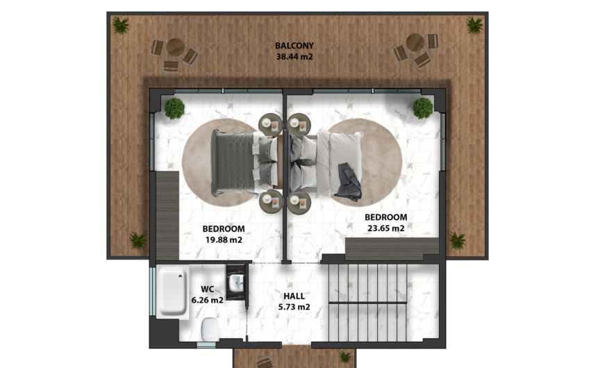 Lyxig villa med havsutsikt, i Kargicak-området bland pinjeträd och omgiven av berg!