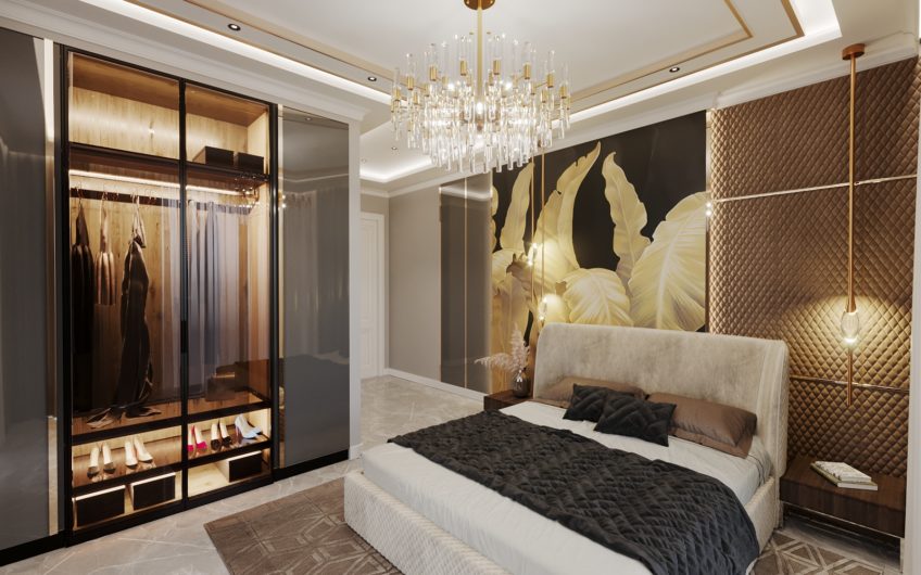 Lyxig villa med havsutsikt, i Kargicak-området bland pinjeträd och omgiven av berg!