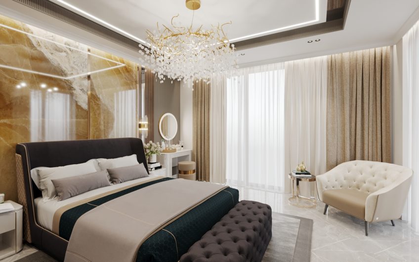 Lyxig villa med havsutsikt, i Kargicak-området bland pinjeträd och omgiven av berg!