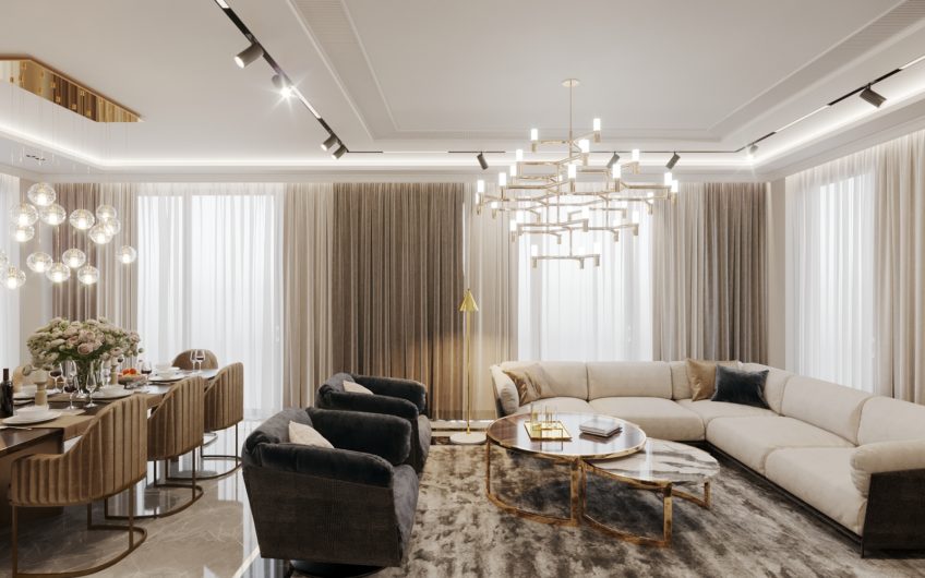 Lyxig villa med havsutsikt, i Kargicak-området bland pinjeträd och omgiven av berg!