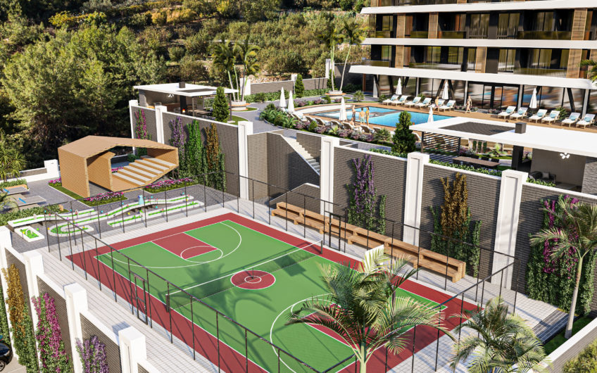 Apartments under construction in Demirtas