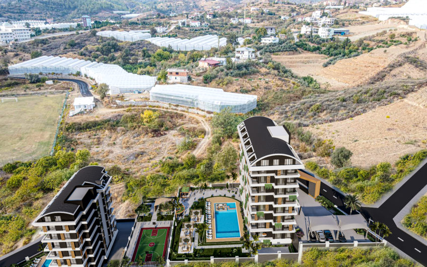 Apartments under construction in Demirtas