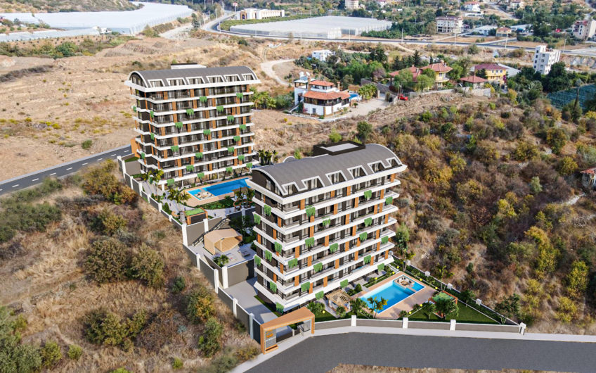 Apartments under construction in Demirtas