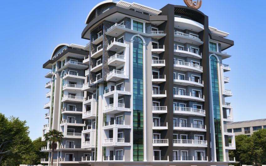 Apartments of different layouts in the center of Alanya