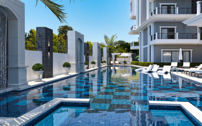 Apartments of different layouts in the center of Alanya