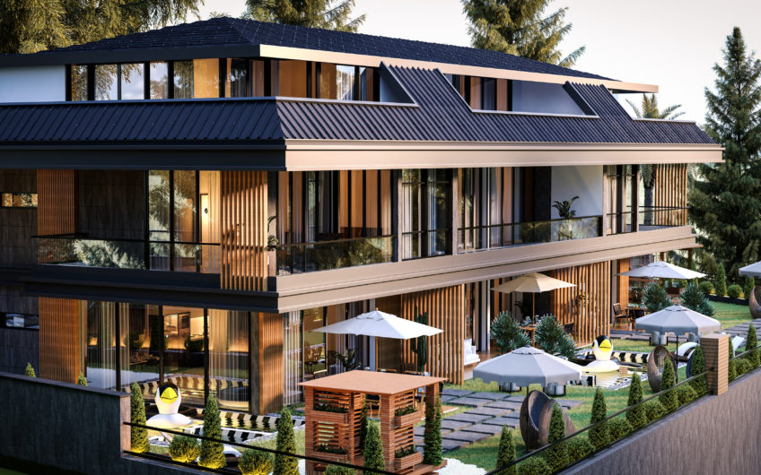 Project of luxury villas near Incekum beach