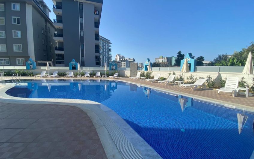 (English) Apartment 1+1 in the Blue tower residence in Mahmutlar