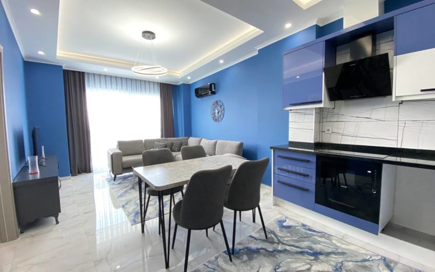 Апартаменты 1+1 в комплексе Blue tower residence в Махмутларе